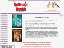 Sites similar to unbreakyourhealth.com
