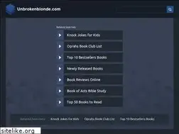 Sites similar to unbrokenblonde.com