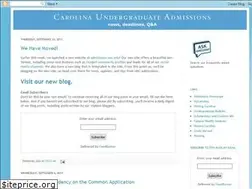 Sites similar to unc-admissions.blogspot.com