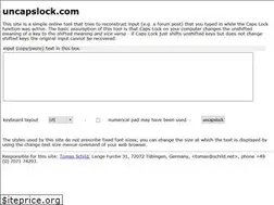 Sites similar to uncapslock.com