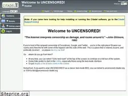 Sites similar to uncensored.citadel.org