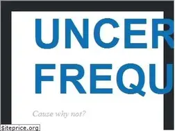 Sites similar to uncertainfrequency.wordpress.com