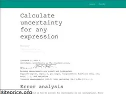 Sites similar to uncertaintycalculator.com