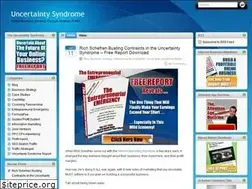 Sites similar to uncertaintysyndrome.com