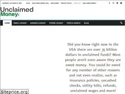 Sites similar to unclaimedmoney.info