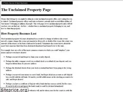 Sites similar to unclaimedproperty.info