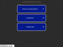 Sites similar to unclemaxsays.com