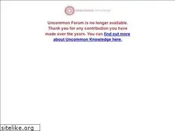 uncommonforum.com