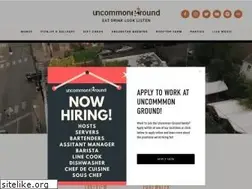 Sites similar to uncommonground.com