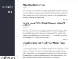 Sites similar to uncompiled.org