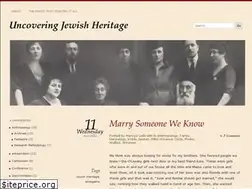 Sites similar to uncoveringjewishheritage.com