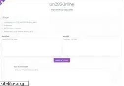 Sites similar to uncss-online.com