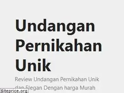 Sites similar to undanganpernikahanunik.com