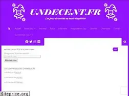 Sites similar to undecent.fr