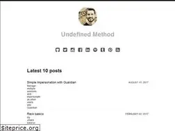 Sites similar to undefinedmethod.com