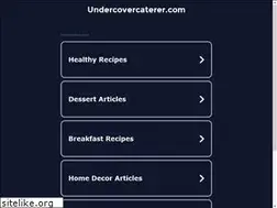 Sites similar to undercovercaterer.com