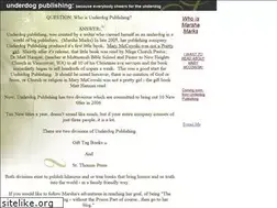 Sites similar to underdogpublishing.com
