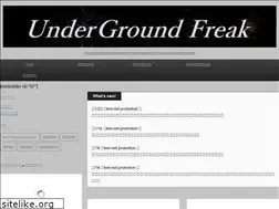Sites similar to underground-freak.com