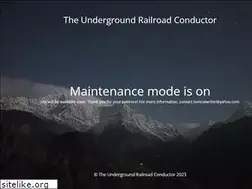 Sites similar to undergroundrailroadconductor.com