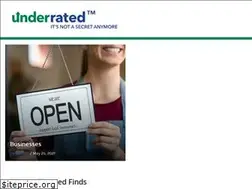 Sites similar to underrated.com