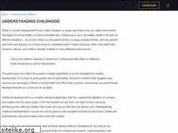Sites similar to understandingchildhood.net