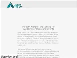Sites similar to undertheskyeventrental.com