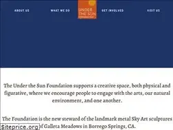 Sites similar to underthesunfoundation.org