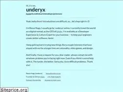 Sites similar to underyx.me