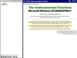 Sites similar to undocumented.ntinternals.net
