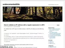 Sites similar to undocumentedtitle.wordpress.com