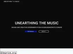 Sites similar to unearthingthemusic.eu