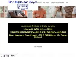 Sites similar to unebibleparfoyer.fr
