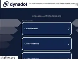 Sites similar to uneoccasionhistorique.org
