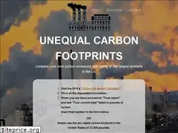 Sites similar to unequalcarbonfootprints.org