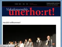 Sites similar to unerhoert-vokal.de
