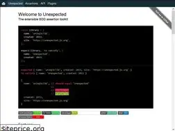 Sites similar to unexpected.js.org
