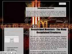 Sites similar to unexplainedmonsters.com