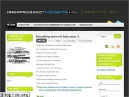 Sites similar to unexpressedthoughts.com