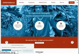 Sites similar to unfairtobacco.org