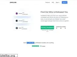 Sites similar to unfollow.io