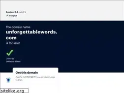 Sites similar to unforgettablewords.com