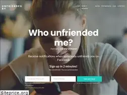 Sites similar to unfriendedby.com