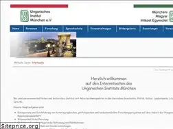 Sites similar to ungarisches-institut.de