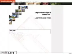 Sites similar to ungdomsboliger.dk