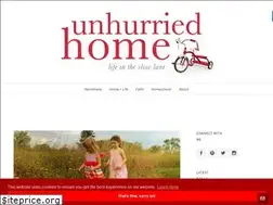 Sites similar to unhurriedhome.com