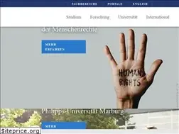 Sites similar to uni-marburg.de