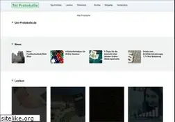 Sites similar to uni-protokolle.de