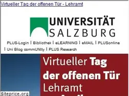 Sites similar to uni-salzburg.at