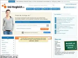 Sites similar to uni-vergleich.de