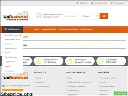 Sites similar to unibaterias.com.co